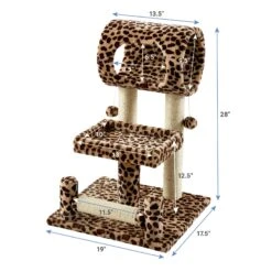Frisco 28-in Faux Fur Cat Tree -Frisco 105072 PT1. AC SS1800 V1584451422
