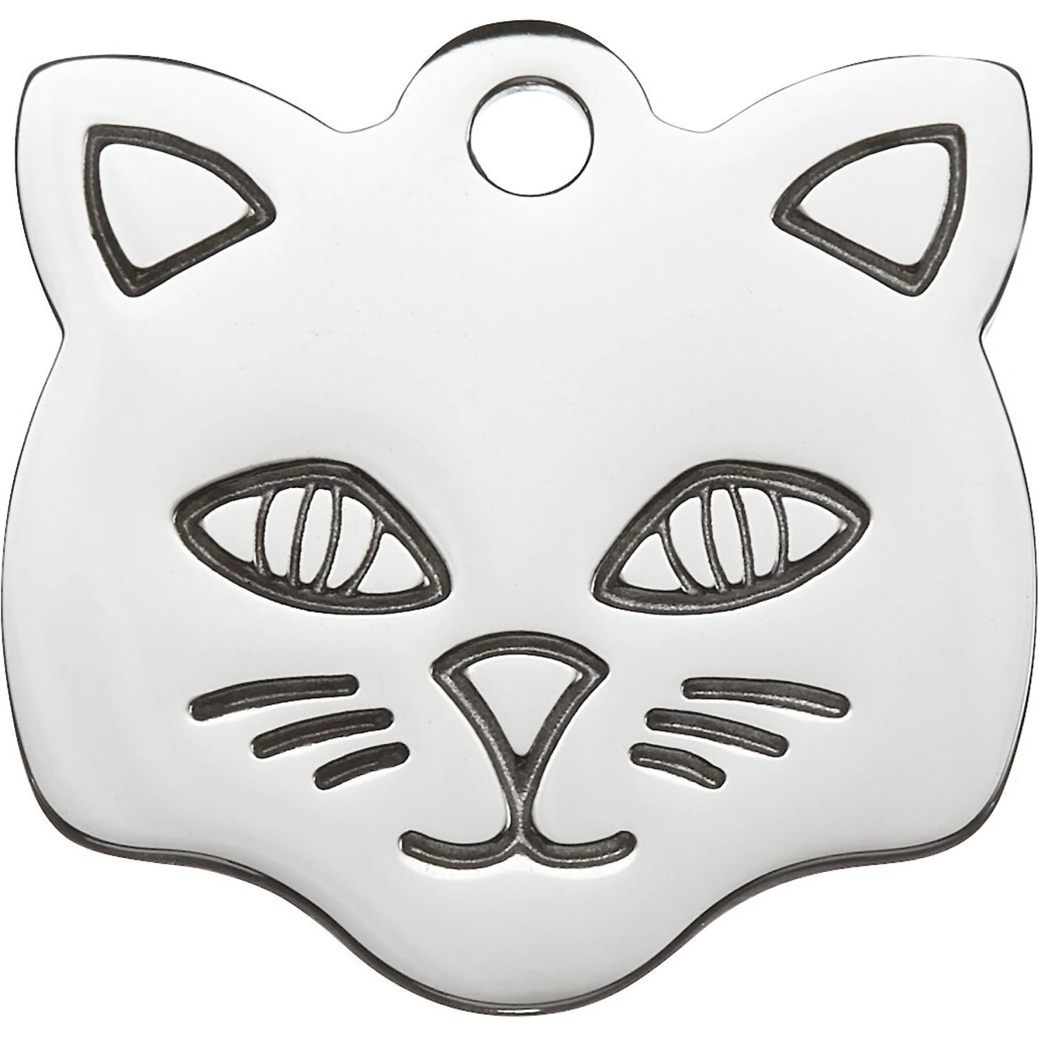 Frisco Stainless Steel Personalized Cat ID Tag, Cat 4 Frisco Stainless Steel Personalized Cat ID Tag, Cat - Image 2