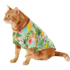 Frisco Pineapple Hawaiian Camp Dog & Cat Shirt -Frisco 153596 PT2. AC SS1800 V1673304512