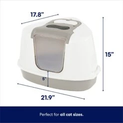 Frisco Flip Top Hooded Corner Cat Litter Box, Large, 21-in 8 Frisco Flip Top Hooded Corner Cat Litter Box, Large, 21-in -Frisco 155656 PT1. AC SS1800 V1675279991