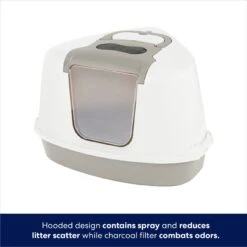 Frisco Flip Top Hooded Corner Cat Litter Box, Large, 21-in 10 Frisco Flip Top Hooded Corner Cat Litter Box, Large, 21-in -Frisco 155656 PT3. AC SS1800 V1675279579