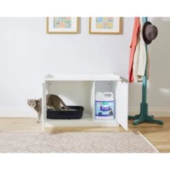 Frisco Decorative Bench Cat Litter Box Cover -Frisco 156788 PT5. AC SS1800 V1570480032