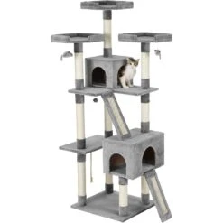 Frisco 72-in Faux Fur Cat Tree & Condo -Frisco 163744 PT5. AC SS1800 V1584453168