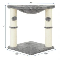 Frisco 20-in Faux Fur Cat Tree 9 Frisco 20-in Faux Fur Cat Tree -Frisco 163745 PT1. AC SS1800 V1584451604