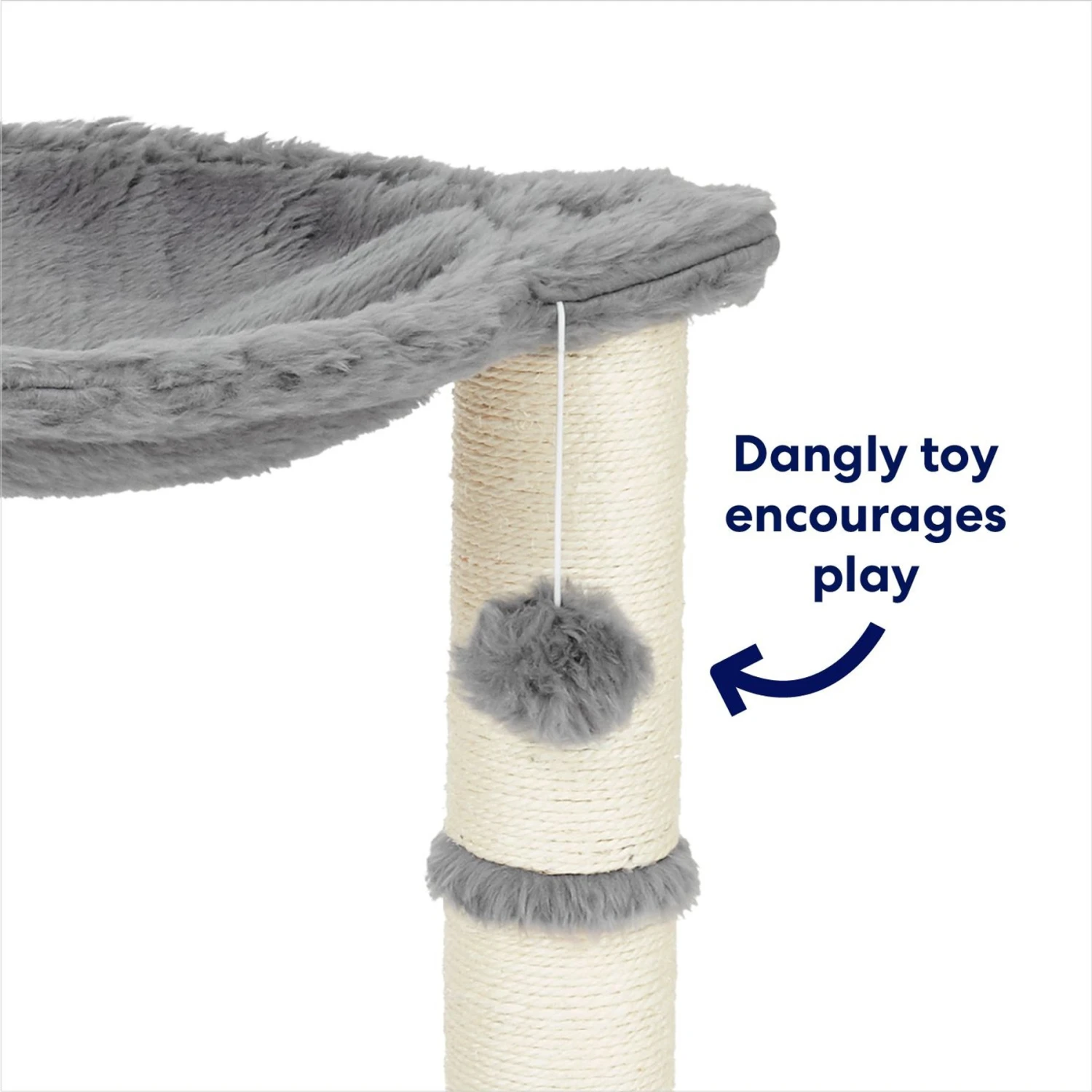 Frisco 20-in Faux Fur Cat Tree 5 Frisco 20-in Faux Fur Cat Tree - Image 3