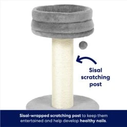 Frisco 24.8-in Heavy Duty Faux Fur Cat Tree -Frisco 169397 PT2. AC SS1800 V1667229717