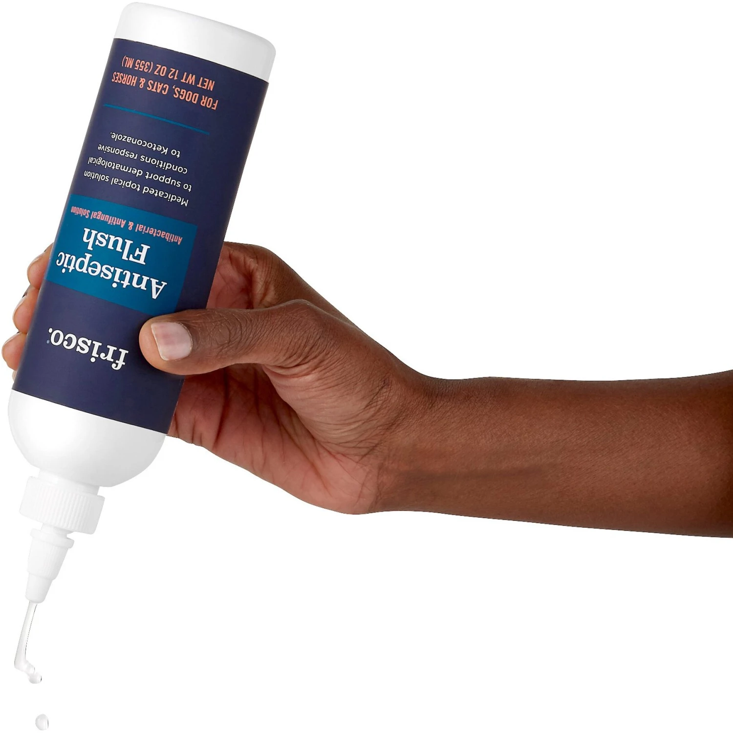 Frisco Anti-Bacterial And Anti-Fungal Ear Flush Cleaner For Cats & Dogs, 12-oz Bottle 5 Frisco Anti-Bacterial And Anti-Fungal Ear Flush Cleaner For Cats & Dogs, 12-oz Bottle - Image 3