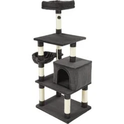 Frisco 59-in Faux Fur Cat Tree & Condo -Frisco 180387 PT6. AC SS1800 V1584453440
