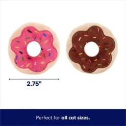 Frisco Donut Plush Cat Toy With Catnip -Frisco 213850 PT1. AC SS1800 V1691784031