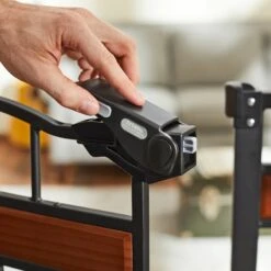 Frisco Wood Accents Extra Tall Auto-close Dog Gate -Frisco 221968 PT2. AC SS1800 V1595282174