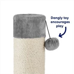 Frisco 35-in Heavy Duty Sisal Cat Scratching Post With Toy -Frisco 238150 PT3. AC SS1800 V1667227022