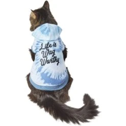 Frisco Life Is Wag Worthy Tiedye Print Dog & Cat Hoodie -Frisco 249094 PT2. AC SS1800 V1644959829