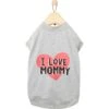 Frisco I Love Mommy Dog & Cat T-Shirt, Gray -Frisco 249278 MAIN. AC SS1800 V1624617150