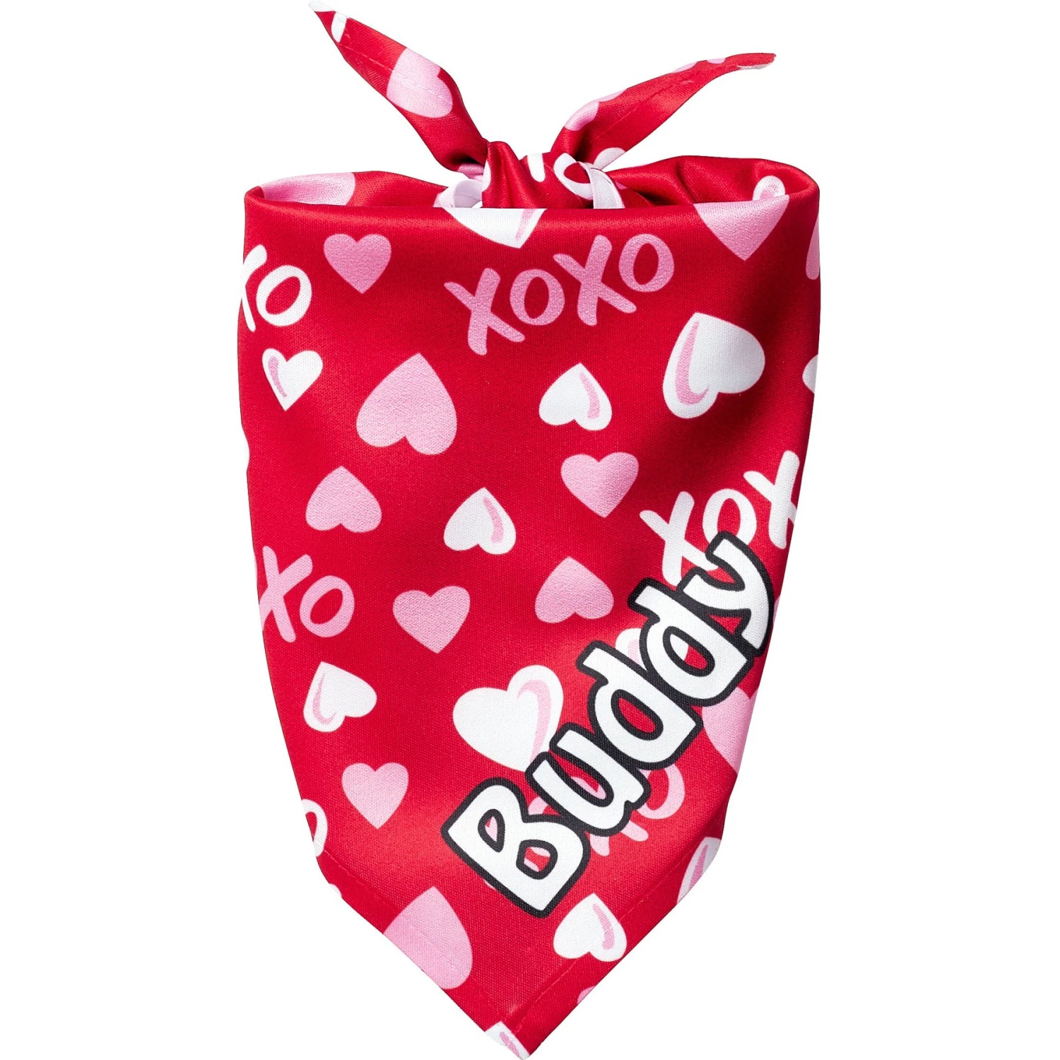 Frisco XOXO Hearts Personalized Dog & Cat Bandana 3 Frisco XOXO Hearts Personalized Dog & Cat Bandana