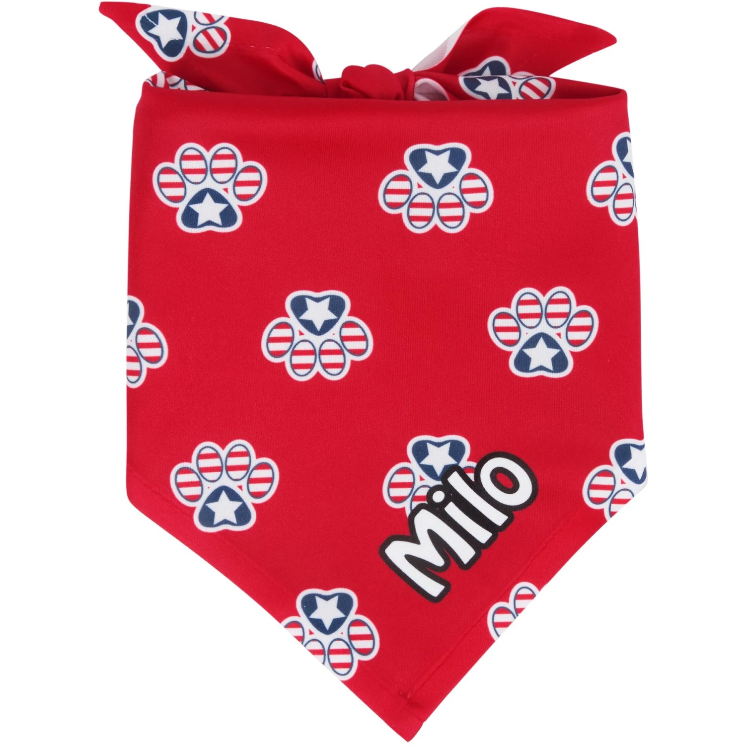 Frisco Patriotic Paws Personalized Dog & Cat Bandana 3 Frisco Patriotic Paws Personalized Dog & Cat Bandana