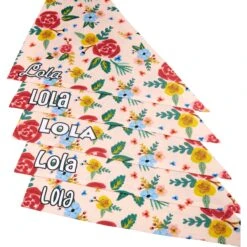 Frisco Floral Personalized Dog & Cat Bandana -Frisco 254255 PT4. AC SS1800 V1618508284