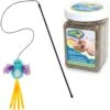 Frisco Bird With Feathers Teaser Wand Cat Toy With Catnip & OurPets Cosmic Catnip -Frisco 255459 MAIN. AC SS1800 V1608219445