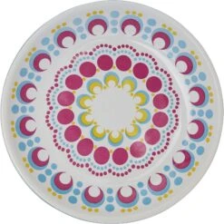 Frisco Kaleidoscope Pattern Non-skid Ceramic Cat Dish -Frisco 256092 PT4. AC SS1800 V1617042722