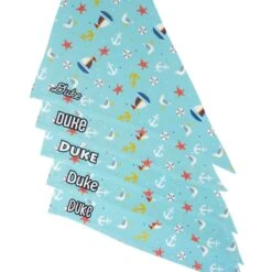 Frisco Nautical Personalized Dog & Cat Bandana -Frisco 258762 PT4. AC SS1800 V1619560038