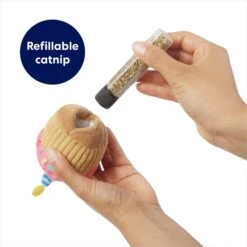 Frisco Birthday Cupcake Plush Cat Toy With Refillable Catnip -Frisco 264456 PT2. AC SS1800 V1691785246