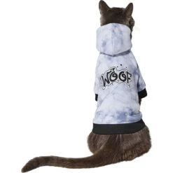 Frisco Woof Tiedye Print Dog & Cat Hoodie -Frisco 267986 PT3. AC SS1800 V1637685733