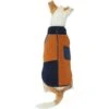 Frisco Lightweight Colorblock Dog & Cat Zippered Sherpa Fleece Vest, Blue/Brown -Frisco 268191 MAIN. AC SS1800 V1628794287