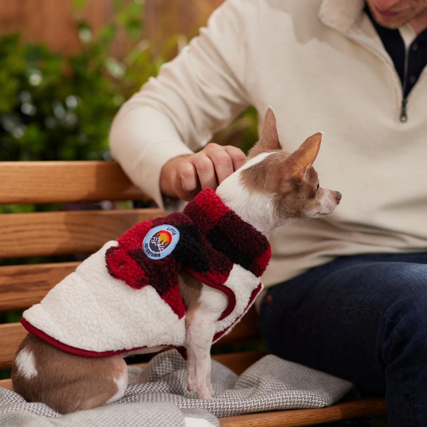 Frisco Mediumweight Red Plaid Insulated Dog & Cat Sherpa Coat 9 Frisco Mediumweight Red Plaid Insulated Dog & Cat Sherpa Coat - Image 7