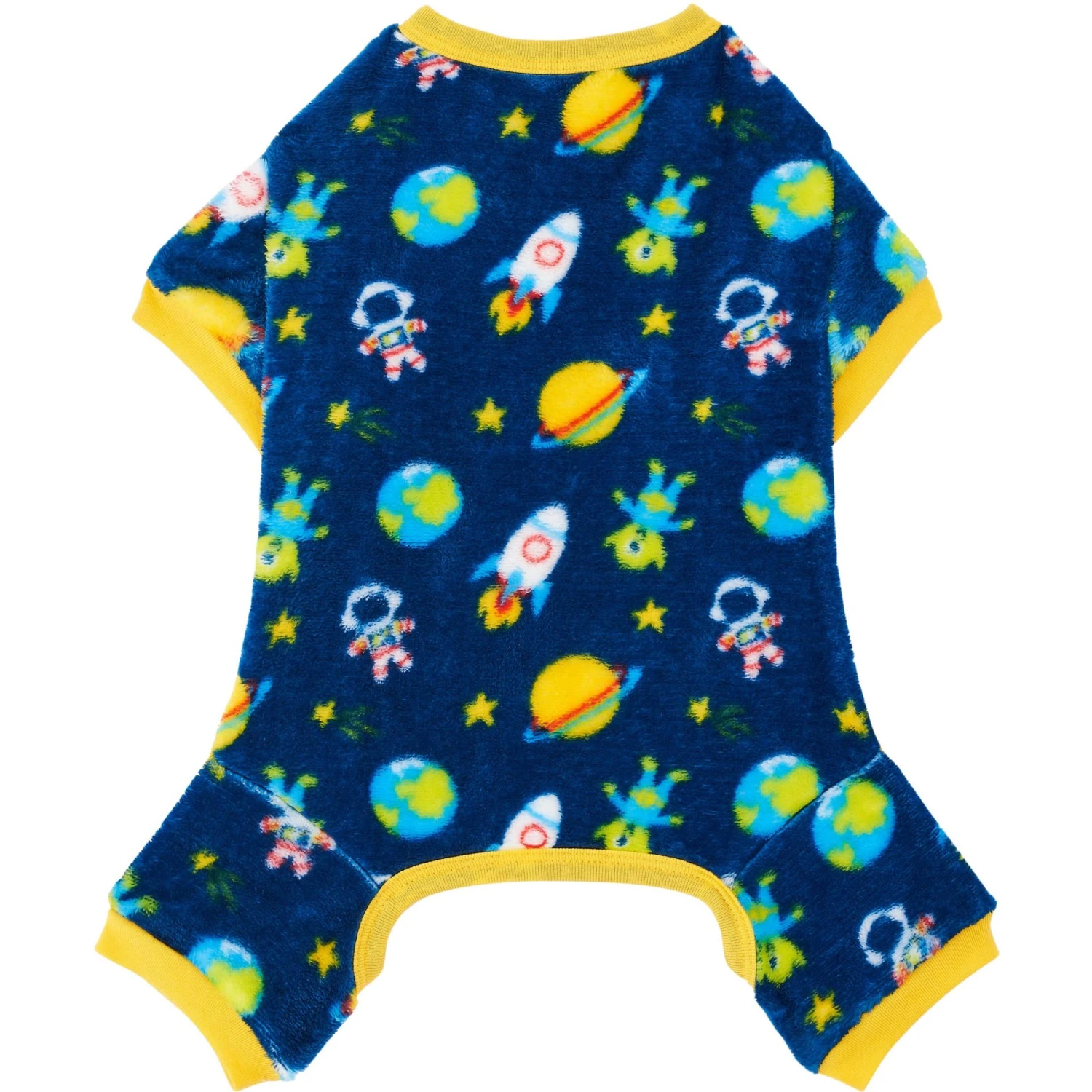 Frisco Dog & Cat Cozy Plush Fleece PJs, Outer Space 6 Frisco Dog & Cat Cozy Plush Fleece PJs, Outer Space - Image 4