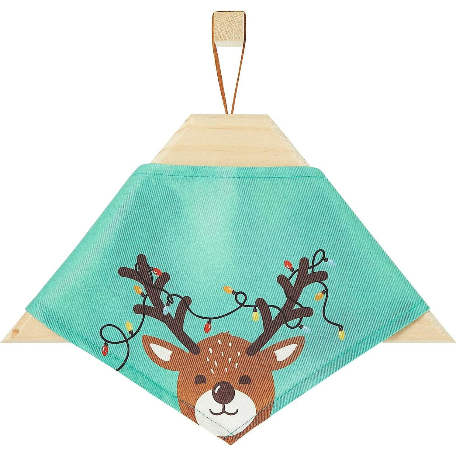 Frisco Peekaboo Reindeer Dog & Cat Bandana 3 Frisco Peekaboo Reindeer Dog & Cat Bandana