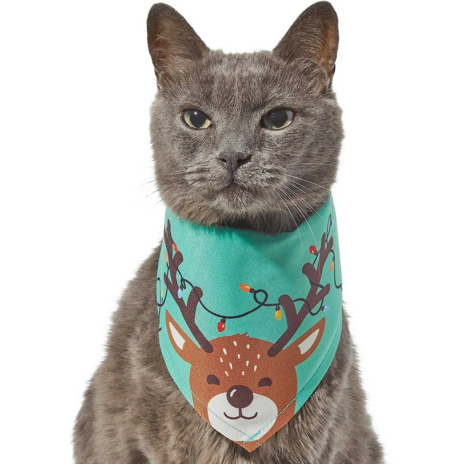 Frisco Peekaboo Reindeer Dog & Cat Bandana 5 Frisco Peekaboo Reindeer Dog & Cat Bandana - Image 3