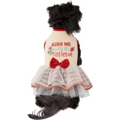 Frisco Kiss Me Under The Mistletoe Dog & Cat Dress -Frisco 276335 PT3. AC SS1800 V1637685458
