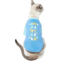 Frisco Happy Hanukkah Dog & Cat T-shirt -Frisco 276480 PT2. AC SS1800 V1637725916