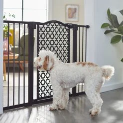 Frisco 15 Frisco Metal Pattern Extra Wide Auto-close Dog Gate