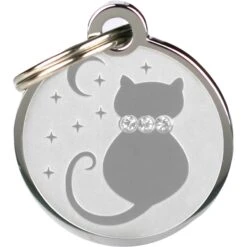 Frisco Starry Moon Crystal Cat Personalized Cat ID Tag 5 Frisco Starry Moon Crystal Cat Personalized Cat ID Tag -Frisco 286963 PT1. AC SS1800 V1618432328
