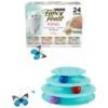 Fancy Feast Tender Feast Variety Pack Canned Kitten Food & Frisco Butterfly Cat Tracks Cat Toy -Frisco 292978 MAIN. AC SS1800 V1619986027
