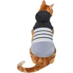 Frisco Gray Striped Dog & Cat Hoodie 11 Frisco Gray Striped Dog & Cat Hoodie -Frisco 317305 PT2. AC SS1800 V1646434346