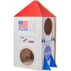 Frisco Spaceship Cardboard Cat House, 2-Story -Frisco 317721 MAIN. AC SS1800 V1686839253