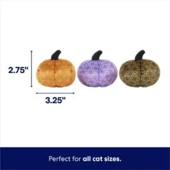 Frisco Halloween Bougie Pumpkins Plush Cat Toy With Catnip -Frisco 344014 PT1. AC SS1800 V1689877683