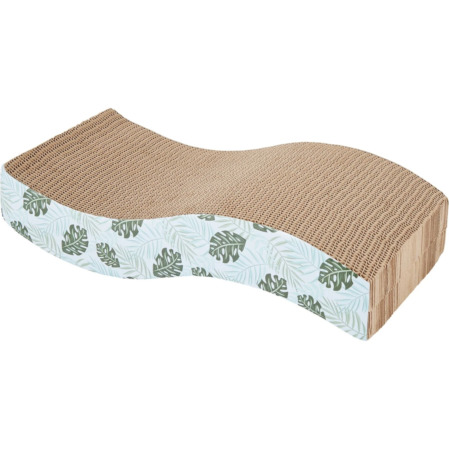 Frisco Wave Cat Scratcher Toy With Catnip, Tropical Paradise 3 Frisco Wave Cat Scratcher Toy With Catnip, Tropical Paradise