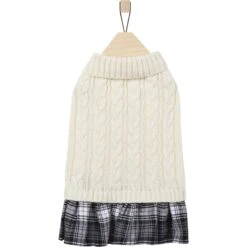 Frisco Plaid Dog & Cat Sweater Dress -Frisco 353673 PT4. AC SS1800 V1659726618