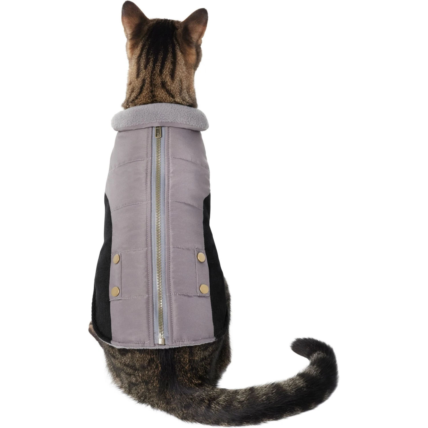 Frisco Mediumweight Faux Zipper Dog & Cat Jacket 3 Frisco Mediumweight Faux Zipper Dog & Cat Jacket