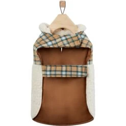 Frisco Lightweight Plaid Pocket Dog & Cat Coat -Frisco 353940 PT5. AC SS1800 V1659726052