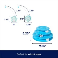 Frisco Winter Blue Cat Tracks Cat Toy With Catnip -Frisco 360903 PT1. AC SS1800 V1694813841