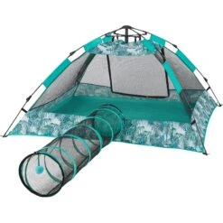 Frisco 7 Frisco Mesh Outdoor Pop-up Cat Playpen Tent & Tunnel