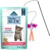 Blue Buffalo Baby Blue Savory Salmon Kitten Treats, 2-oz Bag & Frisco Bird With Feathers Teaser Wand Cat Toy With Catnip -Frisco 501918 MAIN. AC SS1800 V1648519903