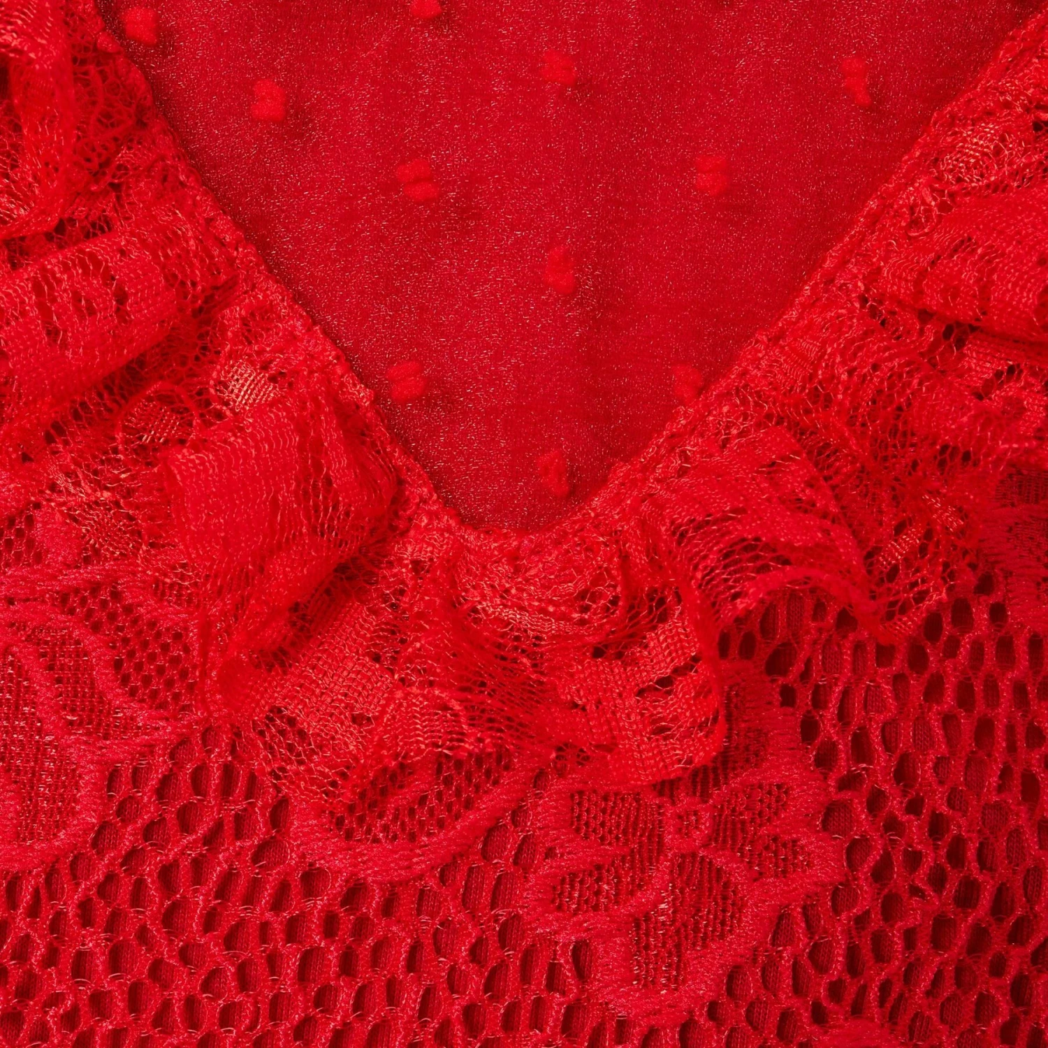 Frisco Red Ruffle Dog & Cat Dress + Headpiece 8 Frisco Red Ruffle Dog & Cat Dress + Headpiece - Image 6