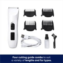 Rechargeable Cordless Cat & Dog Hair Clipper, White -Frisco 729710 PT1. AC SS1800 V1687894786