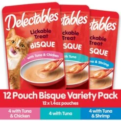 Hartz Delectables Bisque Variety Pack Lickable Cat Treats & Frisco Colorful Springs Cat Toy -Frisco 737462 PT3. AC SS1800 V1670880307