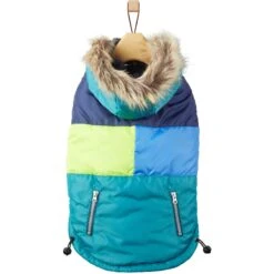 Frisco Heavy Weight Urban City Colorblock Dog & Cat Parka With Sherpa Lining -Frisco 742262 PT3. AC SS1800 V1693234040