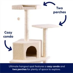 Frisco 52-in Faux Fur Cat Tree & Condo 11 Frisco 52-in Faux Fur Cat Tree & Condo -Frisco 92261 PT3. AC SS1800 V1667227606